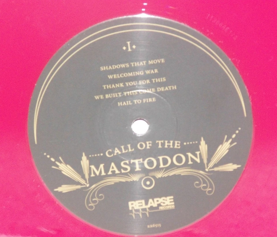 MASTODON Call Of The Mastodon LP Red Vinyl Ltd Welcoming War Slickleg PLAYS WELL Foto 2 de 4
