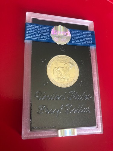 1974 S SILVER $1 US Mint Sealed NGC PF 68 Cameo BEAUTIFUL TONED - Bild 2 von 2