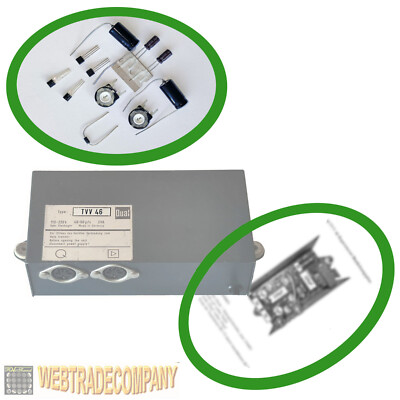 Für Entzerrer Vorverstärker Dual TVV46 Reparatur Elkoset +4 rauscharme Transist.