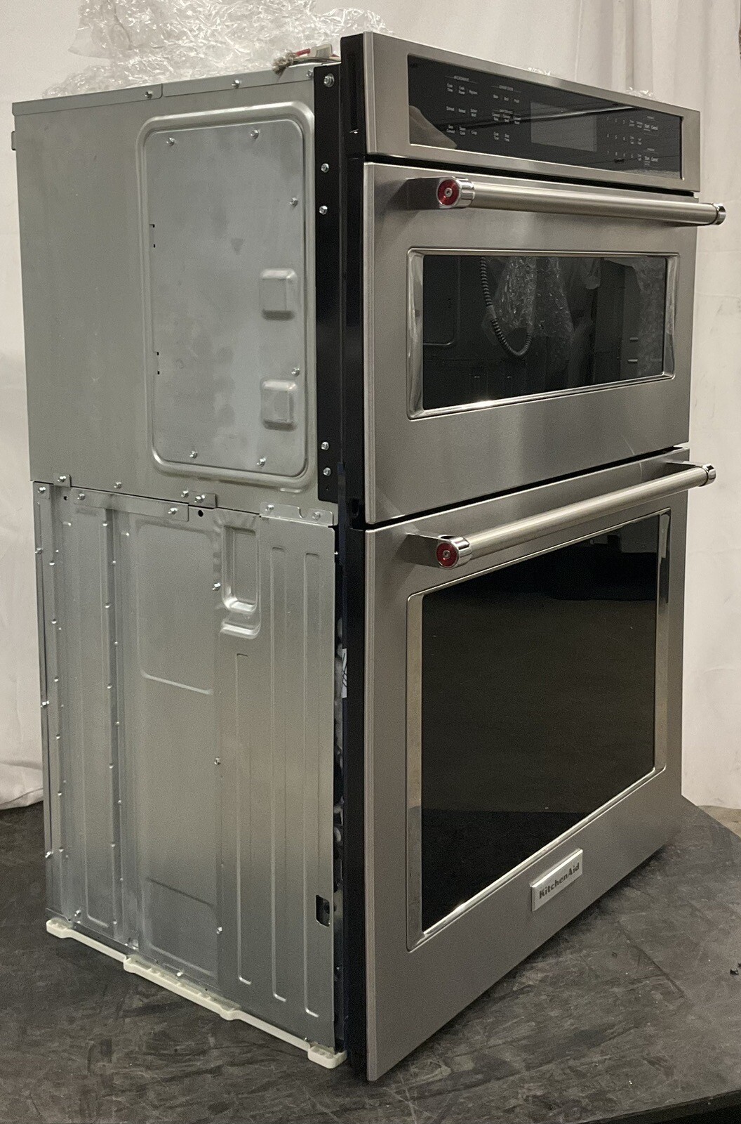 KitchenAid KOCE500ESS 30" Electric Convection Wall Oven w/Microwave