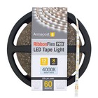 RibbonFlex Pro 12V White LED Strip Light Tape 60 LEDs/m