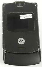 Motorola RAZR V3 - Black ( AT&T / Cingular ) Cellular Flip Phone