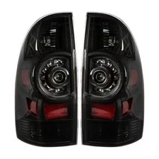 Left&Right Side Tail Lights For 2005-2015 Toyota Tacoma Assembly Black Rear Lamp