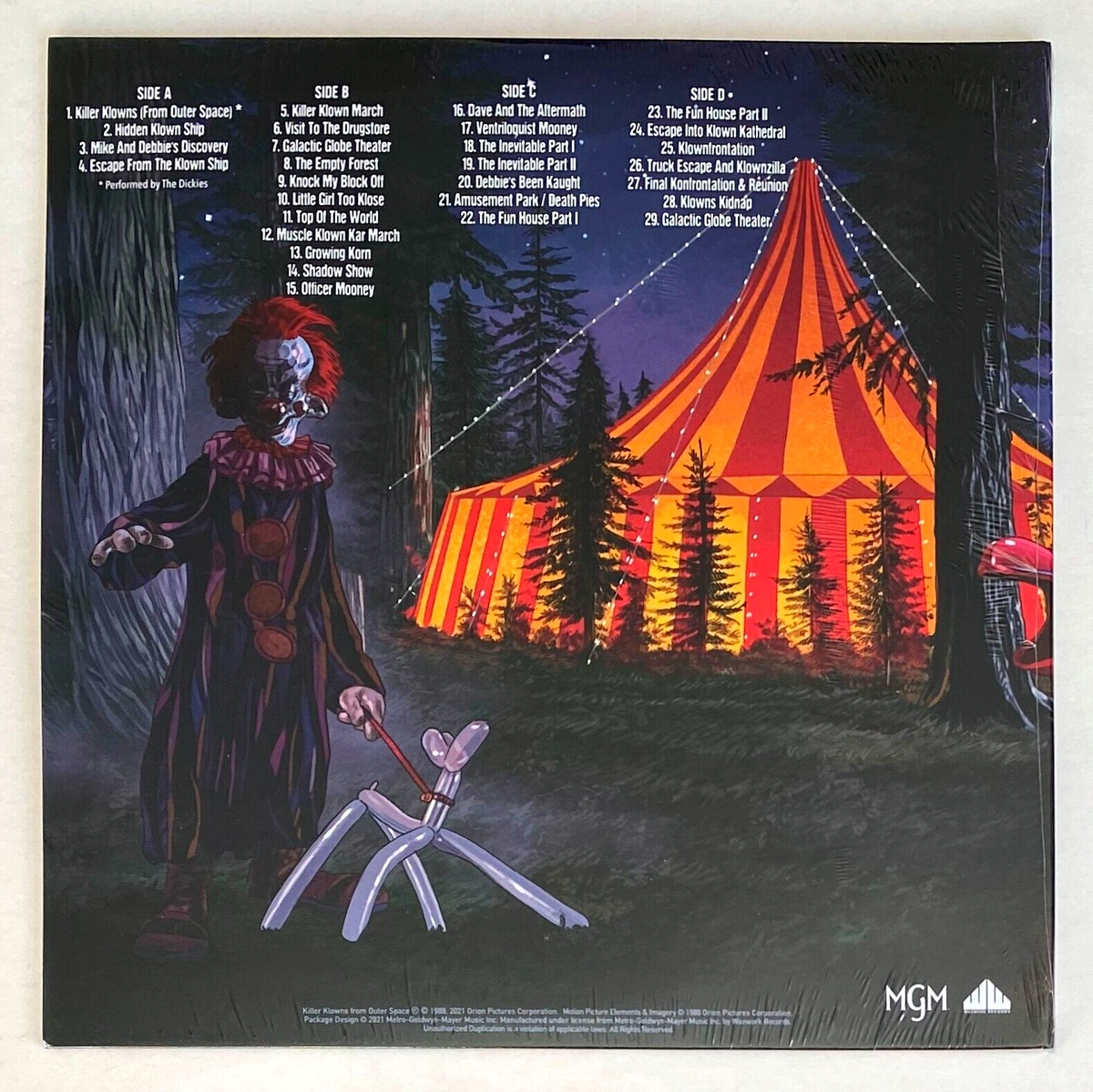 KILLER KLOWNS FROM OUTER SPACE JOHN MASSARI LIMITED SPIKEY