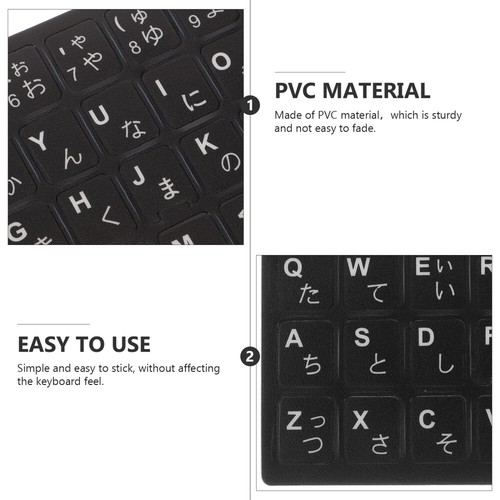 10 Pcs Tastaturbeschriftungen Japanische Laptop-Tastaturaufkleber - Bild 6 von 12