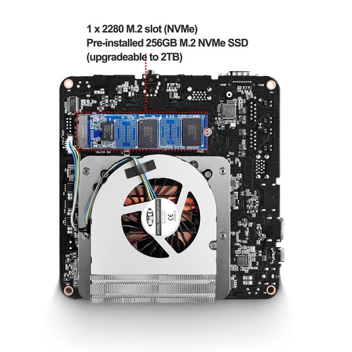 MINIX NGC-7 Pro Intel i7 10510U Mini Laptop RAM 16GB SSD 512GB DDR4 Mini PC - Bild 9 von 9