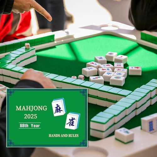 Tarjetas de Mahjong 2025 manos y reglas tarjetas de Mahjong tarjeta de puntuación de Mahjong para principiantes - Imagen 14 de 29