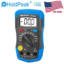 Digital Multimeter Capacitance Test Meters HoldPeak HP-36D Back Light Data Hold