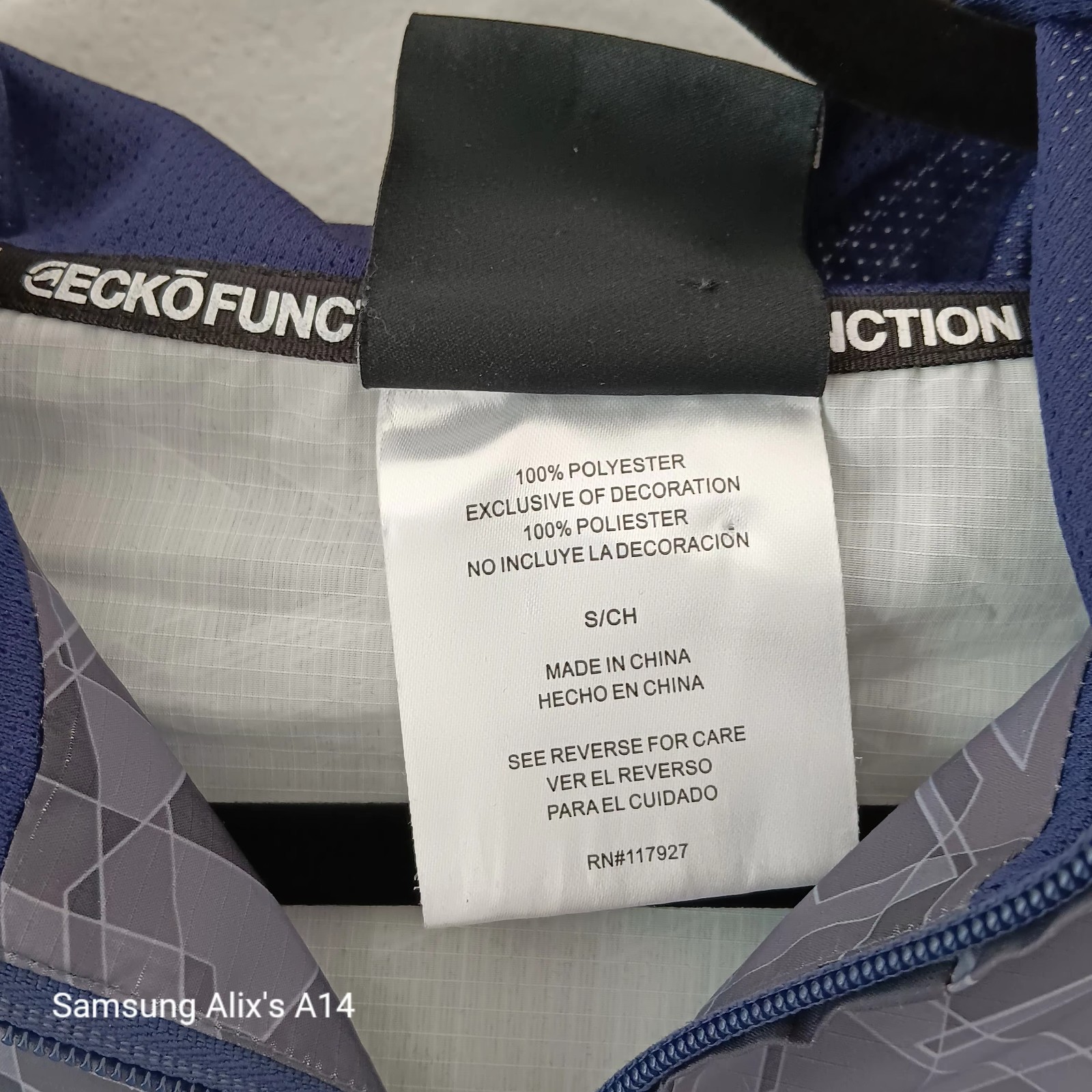 ECKO Function Men’s Windbreaker Jacket S Gray Zip… - image 8