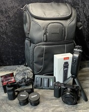 95 Sony ZV-E10 ZVE10 24.2MP Mirrorless Camera w/16-50mm Lens  Xtras