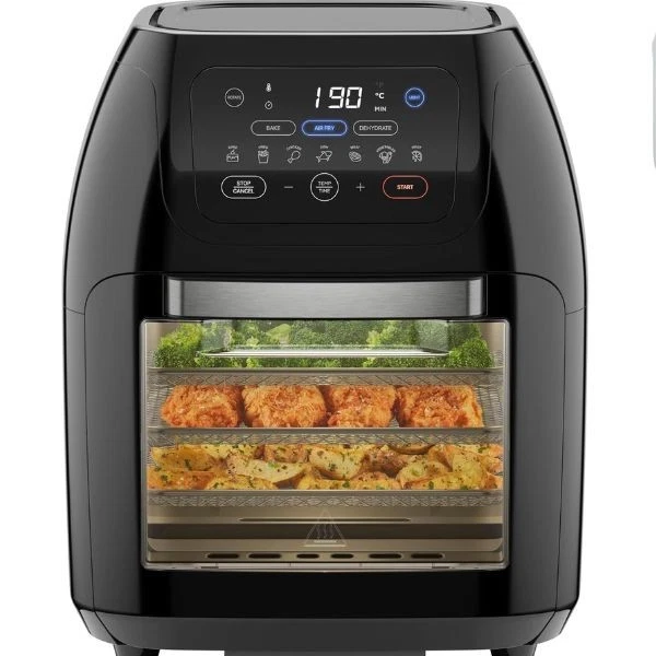 10L Large Air Fryer Oven 1800W 5-in-1 w/ Rotisserie Dehydrator Bake Roast 17 Pre
Opens in a new wind