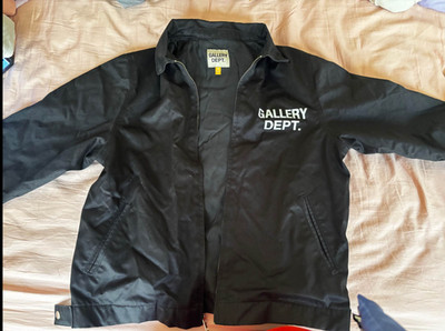 Black gallery dept jacket excellent condition authentic designer