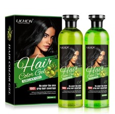 Lichen Professional Hair Color Gel Black or Brown, No Color To The Skin 2x500ml 