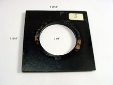 Misc Lens Board  3 15/16" x 3 15/16"  2 1/8" hole  5  5 