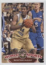 2010 Upper Deck World of Sports Derrick Favors #41 m3v