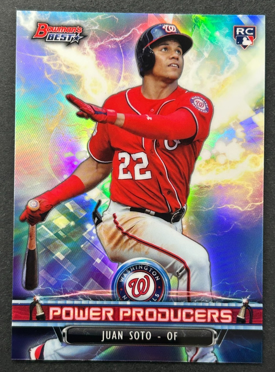 2018 Bowman's Best - Juan Soto #PP-JS Washington Nationals - Refractor (RC)