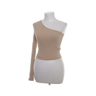 NA-KD, Crop Top, Größe: XS, Beige, Elasthan/Viskose, Einfarbig #tg7