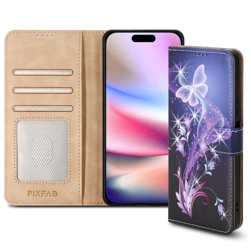 Hülle für Apple iPhone 16E 2025, 16 Pro Max Plus, Leder Wallet Flip Ständer Cover - Bild 11 von 57