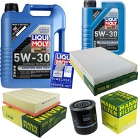 Mann Inspektionspaket 6L Liqui Moly Longtime 5W-30 FüR Audi A6 2.4 2.8