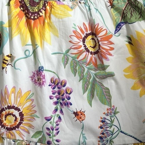 Neu mit Etikett SUNFLOWER Elie Tahari Maxirock Blumenmuster lang M launisch Fee Cottagecore - Bild 2 von 11