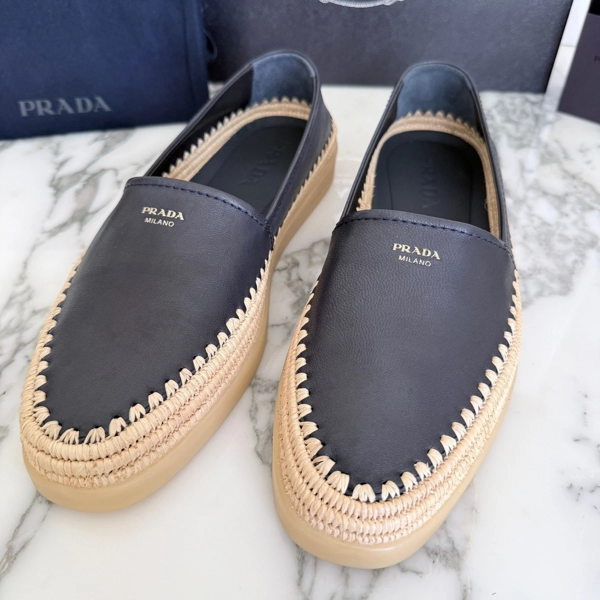 PRADA Blue Casual Shoes for Men for sale - eBay