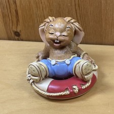 Pendelfin Stoneware Rabbit “Drifter”. Hand Painted Made In England. Excellent