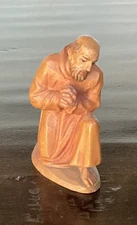 ANRI KUOLT 3"  SCALE KNEELING SHEPHERD  WOODCARVING NATIVITY