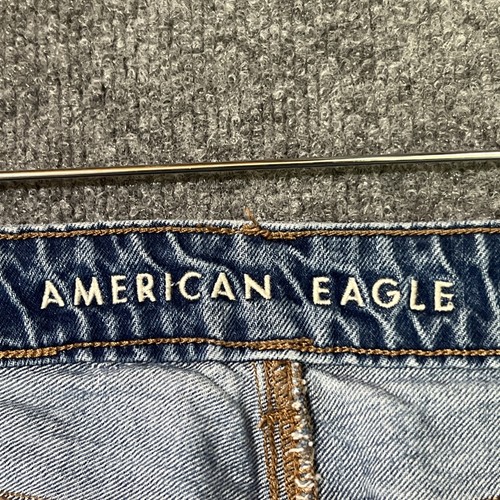 American Eagle Jeans Womens 000 Short Medium Wash TomGirl Jeans - Picture 9 of 15
