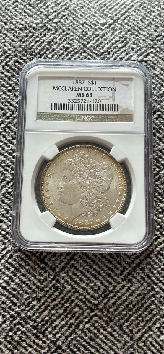 MS 63 Graded 1887 Year Morgan US Dollars (1878-1921) for sale | eBay