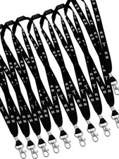 10 Pack Badge Holder Lanyard   Lanyards for Nurses CNA RN Breast Cancer LVN