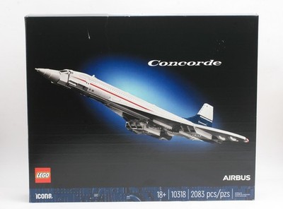 LEGO Icons Concorde Model Plane Building Set 10318