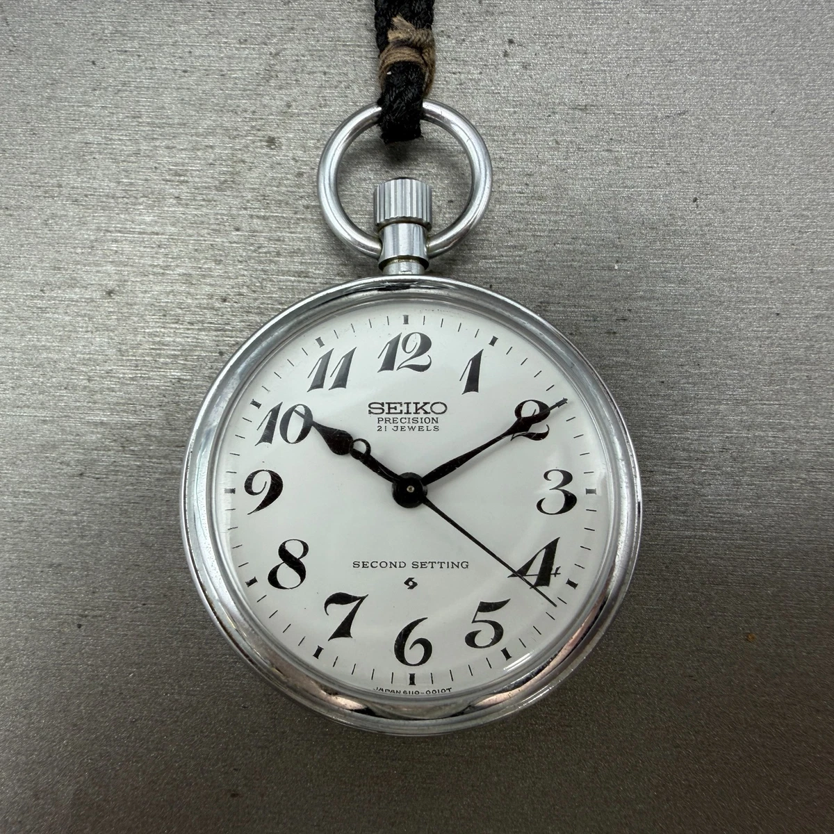 Seiko Pocket Watch Pocket Watches with Vintage 21 Jewels for sale