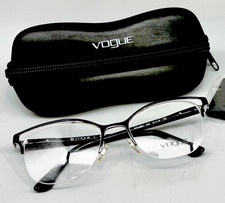 Vogue VO 4087 352 Mujer Anteojos Lentes Demostración 51-18-135mm NEGRO 100% Original