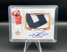 2019 LEAF TRINITY NICK QUINTANA PATCH AUTO NO. PA-NQ1