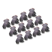 MaxiFlex® Endurance Seamless Knit Nylon Gloves, X-Large, Gray/Black, 12 Pairs