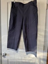 NWT Counterparts 1X Navy Pull On Capris