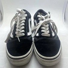 Vans Old Skool Low Black Suede Skate Shoes Sneakers Sz Mens 6 Womens 7.5 No Box