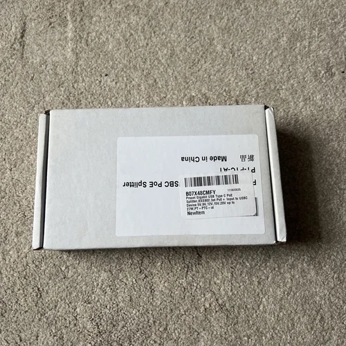 PROCET Gigabit PoE Splitter up to 25W USB C and PoE RJ45 to C Type Ethernet