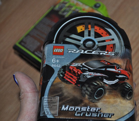 NEW LEGO Racers 8642 & 8304 Factory Sealed Smokin Slickster Monster Crusher cars