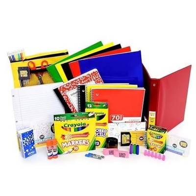 Middle  and High School Kit Bundle Supplies Box 65 Count for Student 7-12 Grade