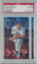 2002 Finest Kazuhisa Ishii X-fractor #82 PSA 9 MINT Rookie RC /299 Dodgers