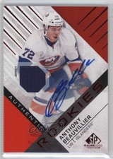 2016-17 SP Game Used Authentic Rookies Red Material Anthony Beauvillier Auto au7