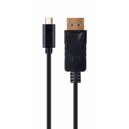 Gembird USB-C to DISPLAYPORT Male Adapter 4K 60HZ 2M Black - 第 1/1 張圖片