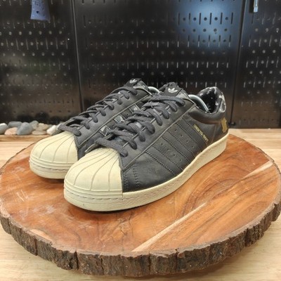 Bape x  Undefeated x Adidas Superstar 80s Black 2015 B34291 | Men's 11.5