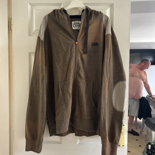 Used Fox Chunk Men’s XXXL Zipped Hoodie Carp Fishing faded in places