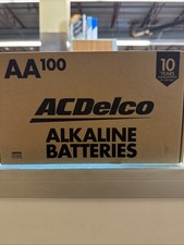 ACDelco 100-Count Aa Batteries, Maximum Power Super Alkaline Battery,