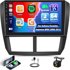 2 64G Android 13 Car Stereo Radio for Subaru Forester Impreza WRX 2008-2012