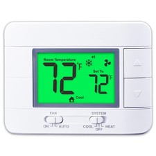 Upgraded Multi-Stage Non-Programmable Thermostats for Home 2 Heat/2 Cool, with T