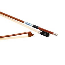 MI VI Brazilwood Violin Bow, 4/4 Full Size - Blue Tinsel