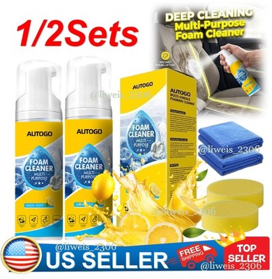 4-in-1 Multi-Enzyme Foam Cleaner, All-Purpose Spray 5oz with Sponge & Towel